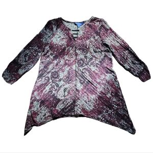 ApT.9 Women's purple Half-Sleeve Shirt